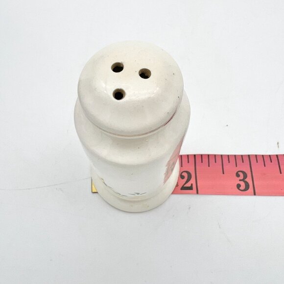 Vintage Ceramic Salt & Pepper Shakers With Hand-Painted Folk Art Design 3.5 in - Picture 6 of 6